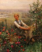 Daniel Ridgeway Knight Dolce Far Niente china oil painting reproduction